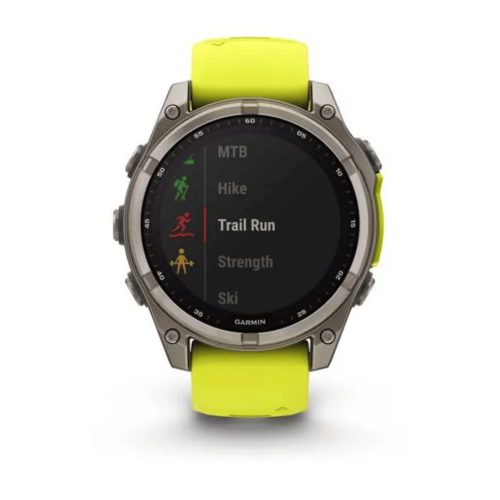 Pulkstenis GARMIN Fenix 8, 47 mm, Sapphire Solar, dzeltens