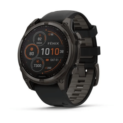 Pulkstenis GARMIN Fenix 8, 51 mm, Sapphire Solar, melns