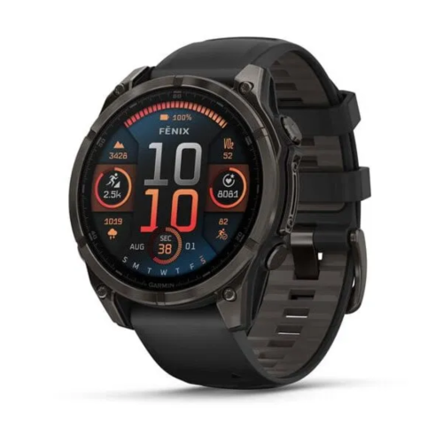 Pulkstenis GARMIN Fenix 8, 51 mm, AMOLED, melns