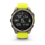 Pulkstenis GARMIN Fenix 8, 51 mm, Sapphire Solar, dzeltens