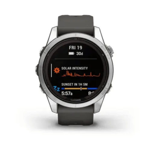 Laikrodis GARMIN Fenix 7S Pro Solar, pilkas