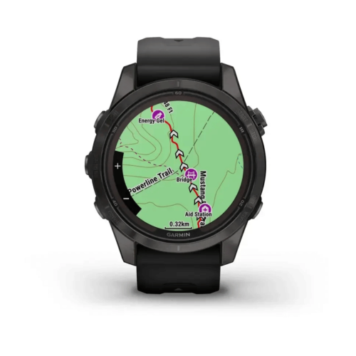 Pulkstenis GARMIN Fenix 7S Pro Sapphire Solar, kokogles krāsa