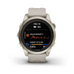 Pulkstenis GARMIN Fenix 7S Pro Sapphire Solar, krēmkrāsas