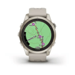 Pulkstenis GARMIN Fenix 7S Pro Sapphire Solar, krēmkrāsas