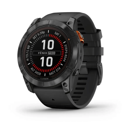 Pulkstenis GARMIN Fenix 7X Pro Solar, kokogles krāsa