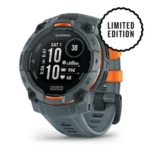 Pulkstenis GARMIN Instinct 3, 45 mm, SOLAR, pelēks un oranžs