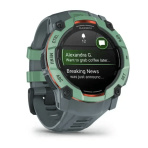 Pulkstenis GARMIN Instinct 3, 50 mm, AMOLED, pelēks un zaļš