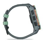 Pulkstenis GARMIN Instinct 3, 50 mm, AMOLED, pelēks un zaļš