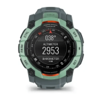 Pulkstenis GARMIN Instinct 3, 50 mm, AMOLED, pelēks un zaļš