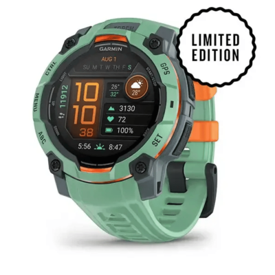 Pulkstenis GARMIN Instinct 3, 45 mm, AMOLED, zaļš