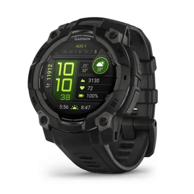 Pulkstenis GARMIN Instinct 3, 45 mm, AMOLED, melns