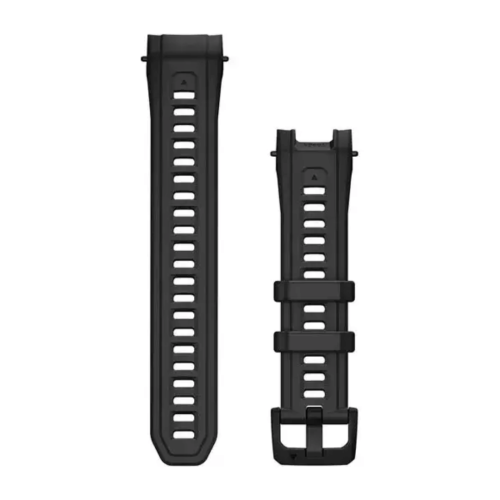Silikona siksniņa Garmin Instinct 3 45 mm pulkstenim, 22 mm, melna