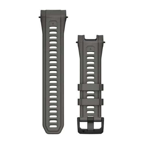 Silikona siksniņa Garmin Instinct 3 50 mm pulkstenim, 26 mm, ogļu pelēka