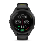 Pulkstenis GARMIN Forerunner 265s, 42 mm, melns