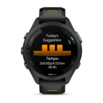 Pulkstenis GARMIN Forerunner 265s, 42 mm, melns
