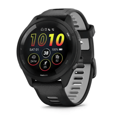 Pulkstenis GARMIN Forerunner 265, 46 mm, melns
