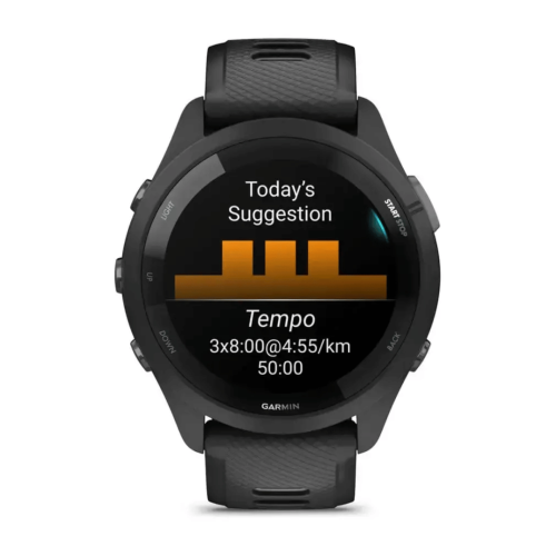 Pulkstenis GARMIN Forerunner 265, 46 mm, melns