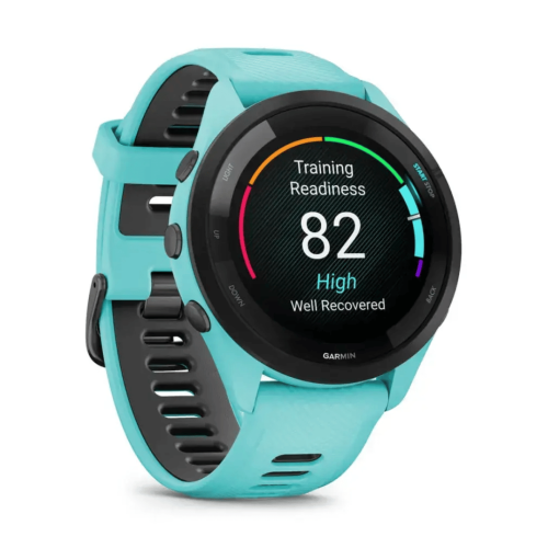 Pulkstenis GARMIN Forerunner 265, 46 mm, zaļš/zils