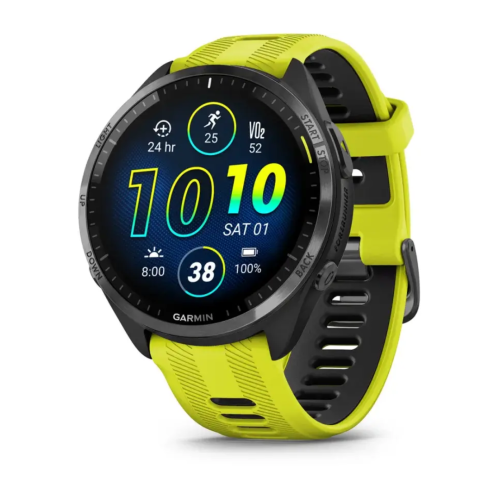 Pulkstenis GARMIN Forerunner 965, 46 mm, dzeltena.