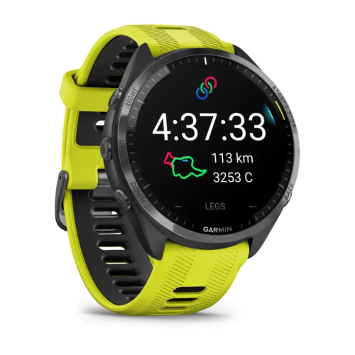 Pulkstenis GARMIN Forerunner 965, 46 mm, dzeltena.