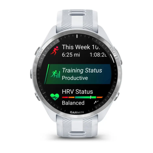 Pulkstenis GARMIN Forerunner 965, 46 mm, balts