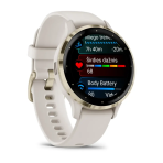 Pulkstenis GARMIN Venu 3S, ziloņkaula krāsa