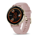 Pulkstenis GARMIN Venu 3S, pelēci-rozā krāsā.