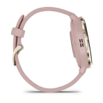 Pulkstenis GARMIN Venu 3S, pelēci-rozā krāsā.
