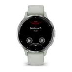 Pulkstenis GARMIN Venu 3S, zaļi pelēkas krāsas