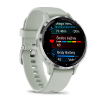 Pulkstenis GARMIN Venu 3S, zaļi pelēkas krāsas