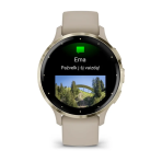 Pulkstenis GARMIN Venu 3S, gaiši zelta krāsas