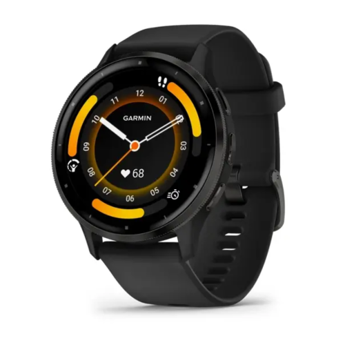 Pulkstenis GARMIN Venu 3, melnbaltā krāsā