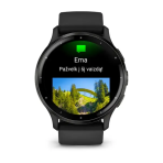 Pulkstenis GARMIN Venu 3, melnbaltā krāsā