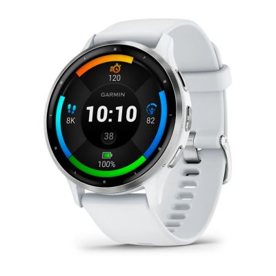 Pulkstenis GARMIN Venu 3, balta krāsa