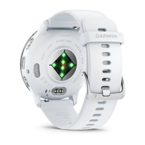 Pulkstenis GARMIN Venu 3, balta krāsa