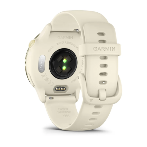 Pulkstenis GARMIN Vivoactive 6, gaiši zelta krāsā