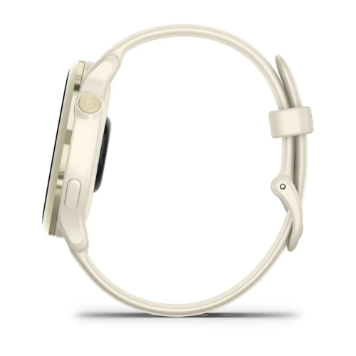 Pulkstenis GARMIN Vivoactive 6, gaiši zelta krāsā