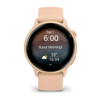 Pulkstenis GARMIN Vivoactive 6, gaiši rozā