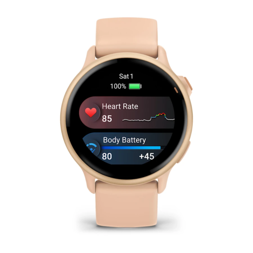 Pulkstenis GARMIN Vivoactive 6, gaiši rozā