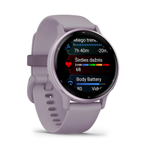 Pulkstenis GARMIN Vivoactive 5, violetā krāsā