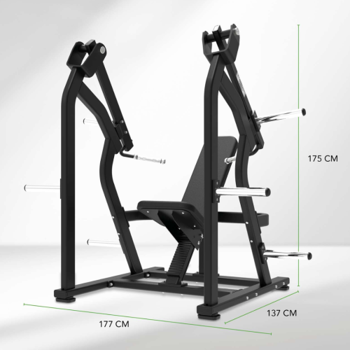 Spēka trenažieris TUNTURI Platinum Shoulder Press Plate loaded V-series