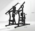 Spēka trenažieris TUNTURI Platinum Dual Chest/Back Plate loaded V-series
