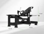 Spēka trenažieris TUNTURI Platinum Hip Thrust Plate loaded V-series