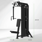 Spēka trenažieris TUNTURI Platinum Dual Leg Curl / Extension Selectorized V-series