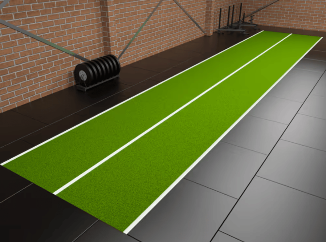 Grīdas segums ar mākslīgo zāli Trackz Uni Indoor 10 × 2 m