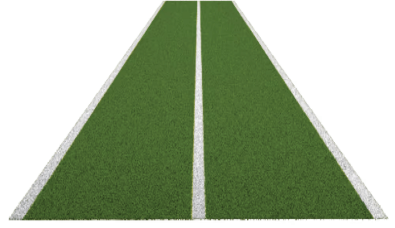 Grīdas segums ar mākslīgo zāli Trackz Uni Indoor 10 × 2 m