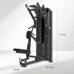 Spēka trenažieris TUNTURI Platinum Seated Row Selectorized V-series