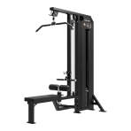 Spēka trenažieris TUNTURI Platinum Wide Lat Pulldown Plate loaded V-series