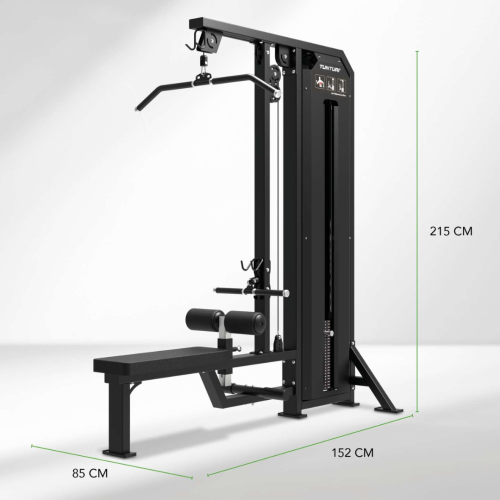 Spēka trenažieris TUNTURI Platinum Wide Lat Pulldown Plate loaded V-series