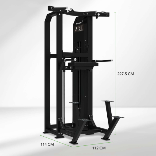 Spēka trenažieris TUNTURI Platinum Wide Lat Pulldown Plate loaded V-series